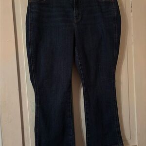 Old Navy Women's Dark Blue Flare Jeans